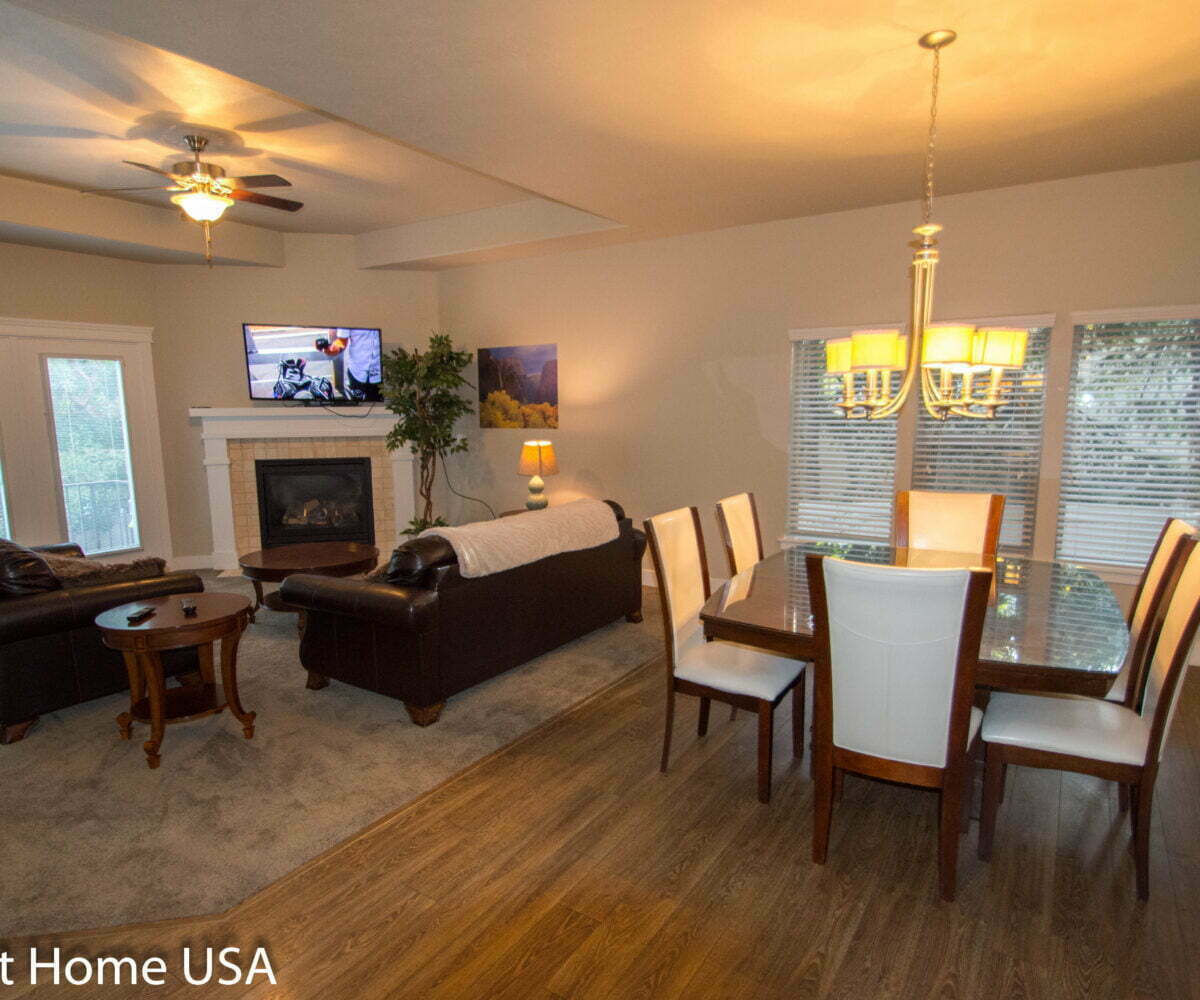 Additional dining room photo of furnished 4 bedroom home in Cottonwood Heights, UT.